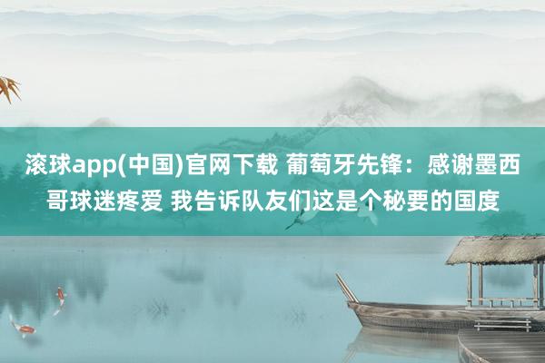 滚球app(中国)官网下载 葡萄牙先锋：感谢墨西哥球迷疼爱 我告诉队友们这是个秘要的国度