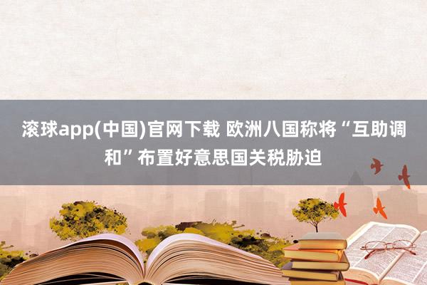 滚球app(中国)官网下载 欧洲八国称将“互助调和”布置好意思国关税胁迫