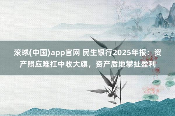 滚球(中国)app官网 民生银行2025年报：资产照应难扛中收大旗，资产质地攀扯盈利