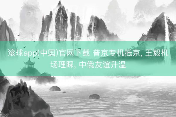 滚球app(中国)官网下载 普京专机抵京， 王毅机场理睬， 中俄友谊升温