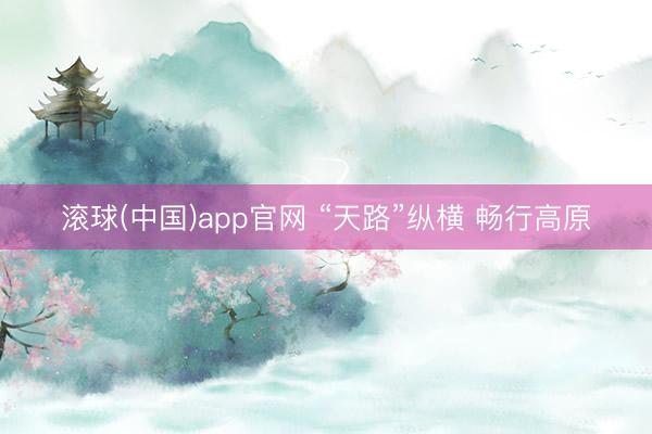 滚球(中国)app官网 “天路”纵横 畅行高原