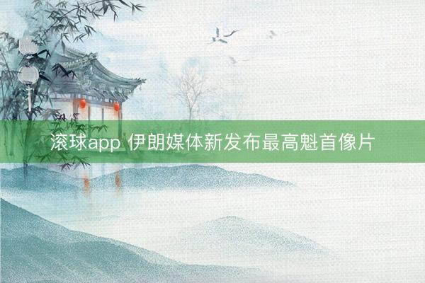 滚球app 伊朗媒体新发布最高魁首像片