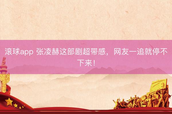 滚球app 张凌赫这部剧超带感,网友一追就停不下来!